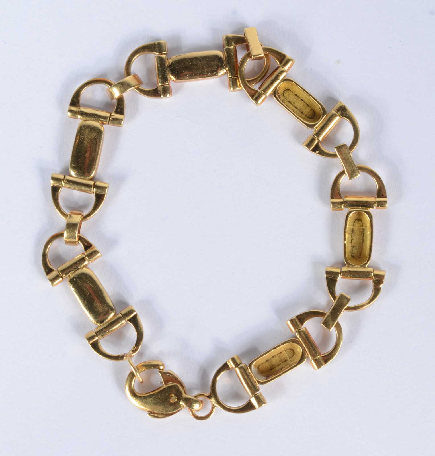Pulseira de ouro 18 k. (Por motivos de segurança a peça não se... - foto 2 de 3