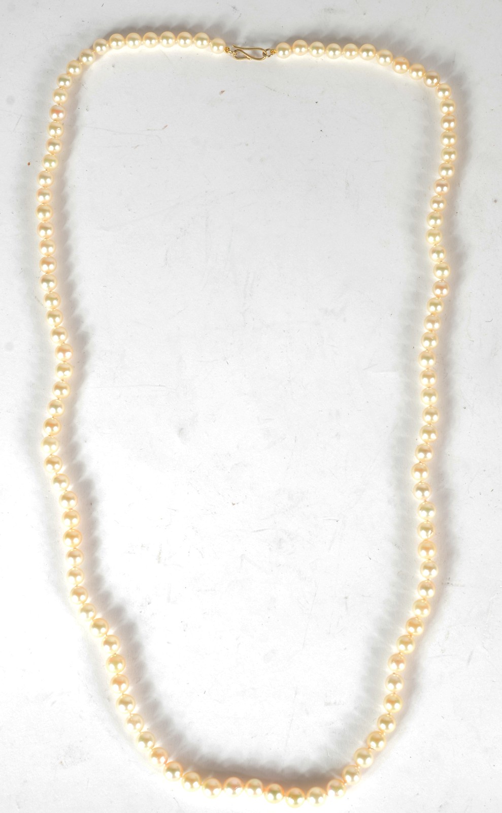 Colar de perolas com fecho de ouro 18 k. - foto 2 de 5