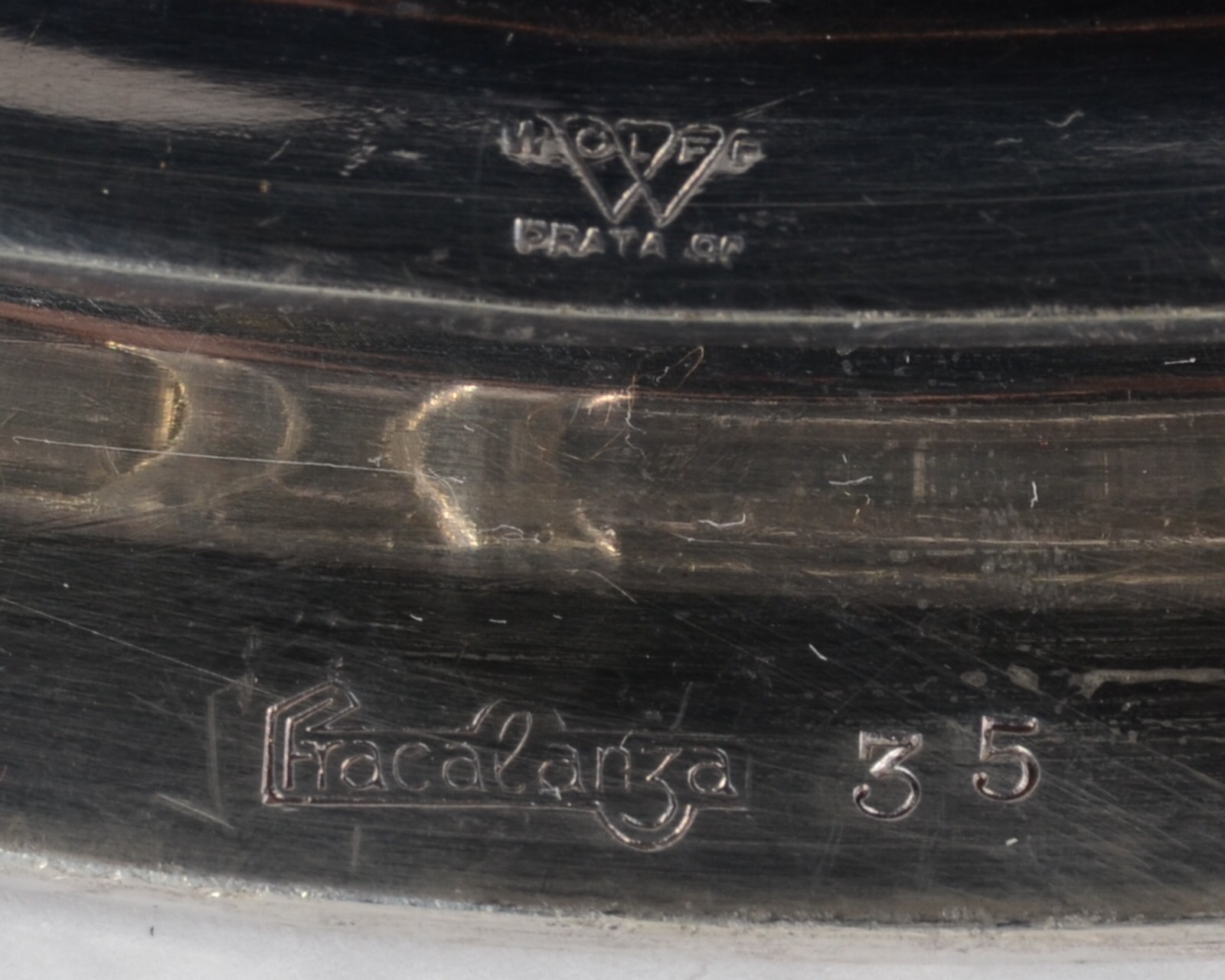 Baixela de jantar de metal prateado, marcas diversas, com 6 peças... - foto 3 de 4