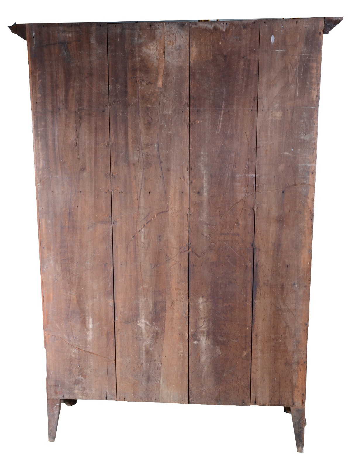 Móvel louceiro de madeira nobre, portas almofadadas, interior com... - foto 4 de 5