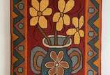 Francisco Brennand (1927-2019), Vaso de flores - Tapeçaria. Assinada e datada 1973.