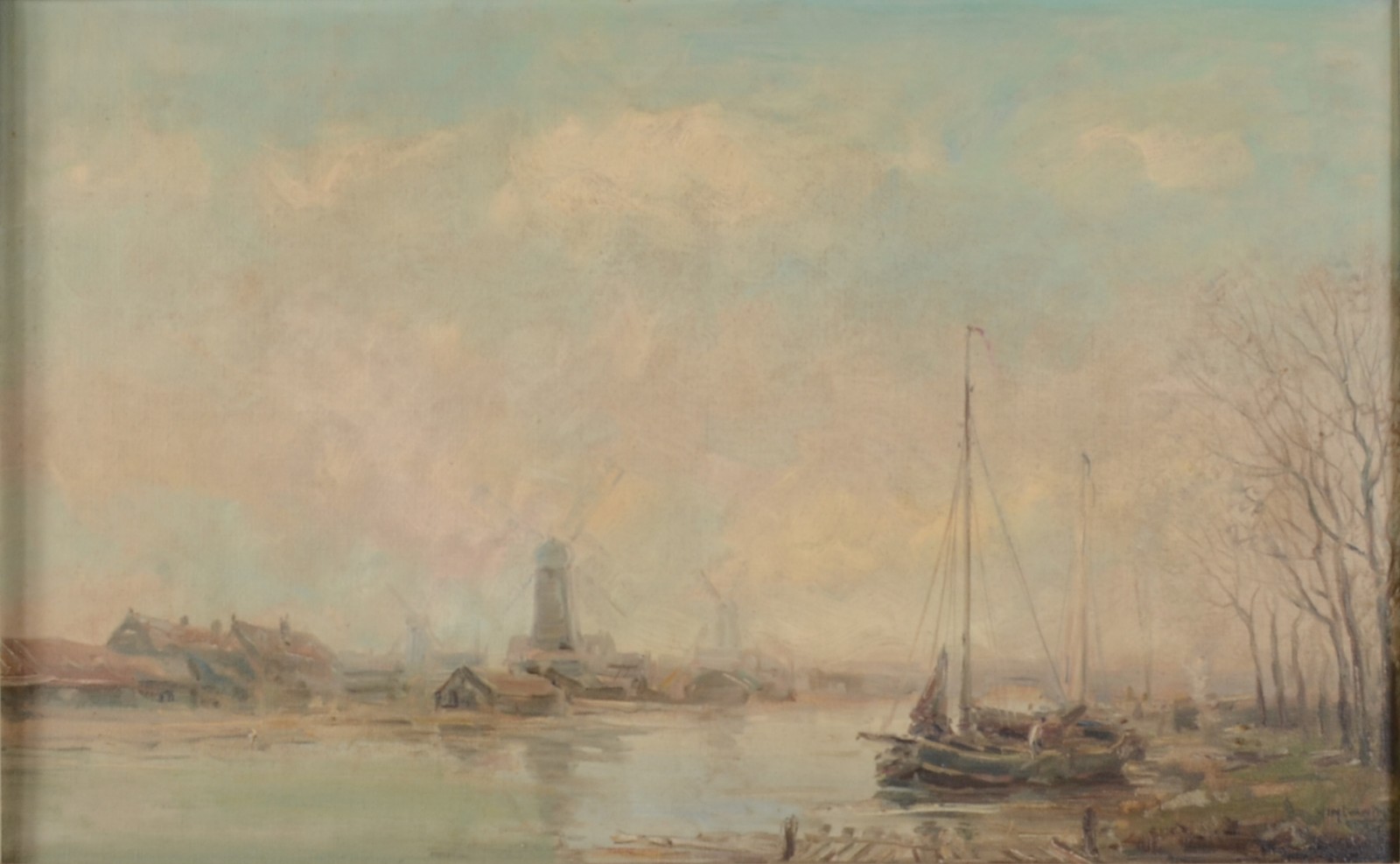 Win Van Dijk (1915-1990), Canal da Holanda - foto 1 de 4