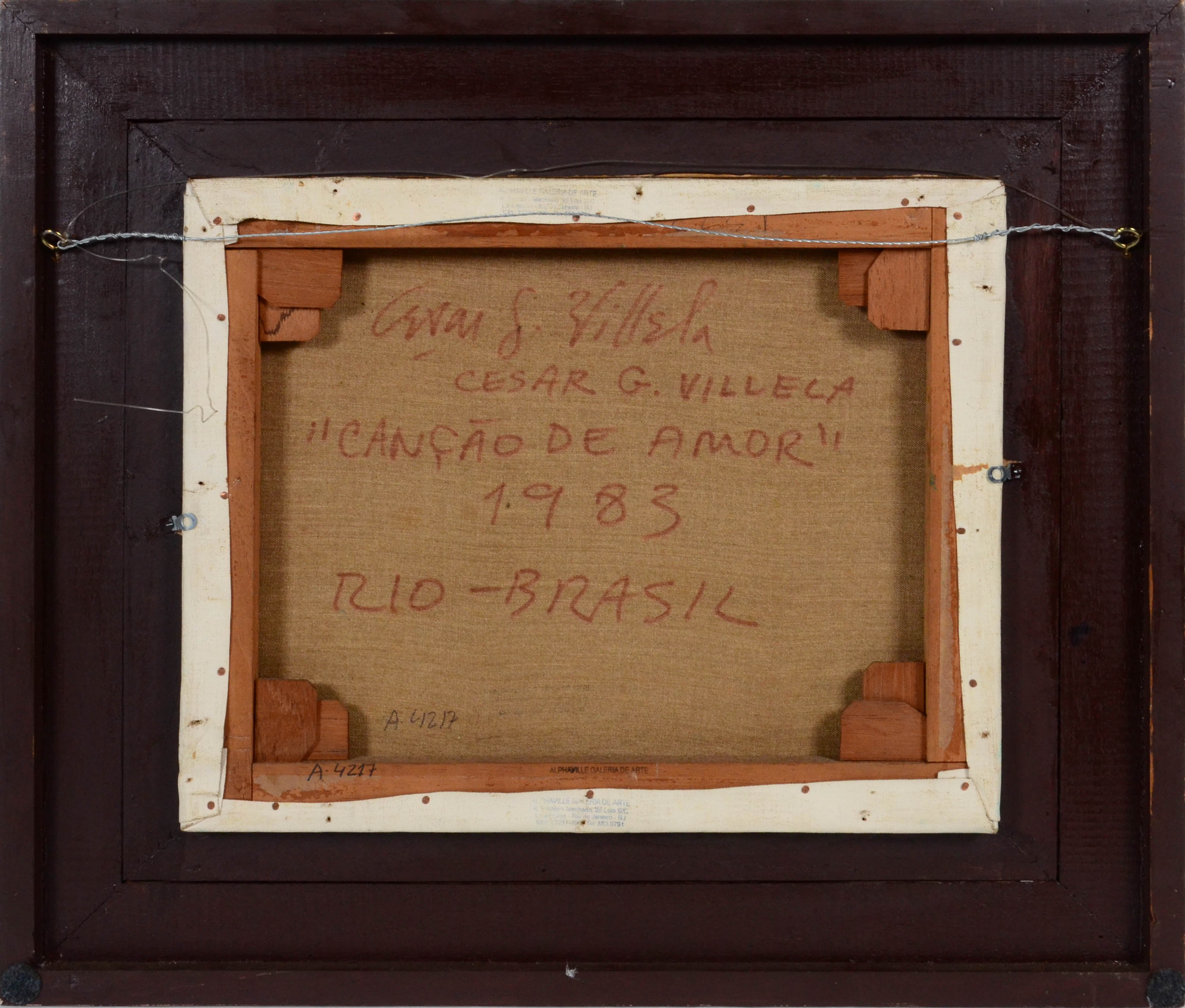 Cesar G. Villela (1930), Canção de amor - foto 2 de 2
