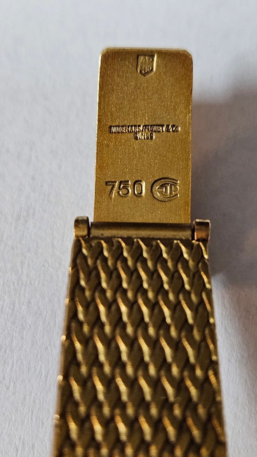 Relógio masculino de ouro 18 k., marca suíça Audemar Piguet... - foto 6 de 9