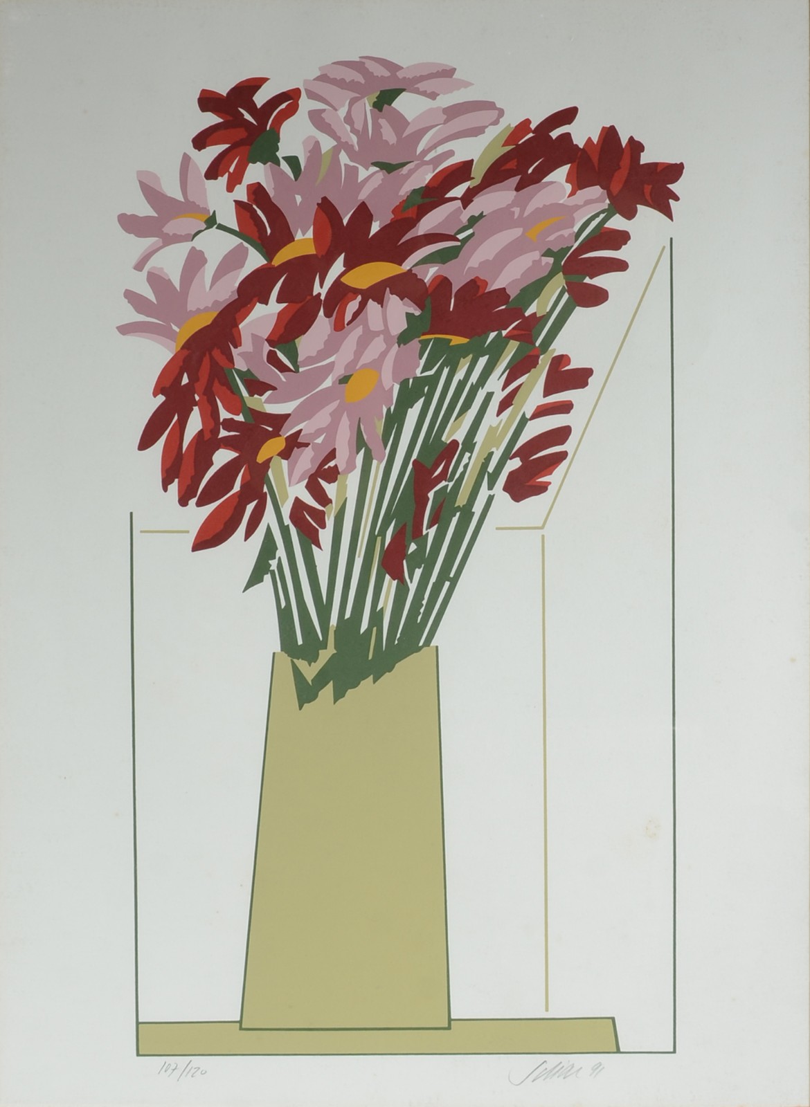 Carlos Scliar (1920-2001), Vaso de Flores - foto 1 de 5
