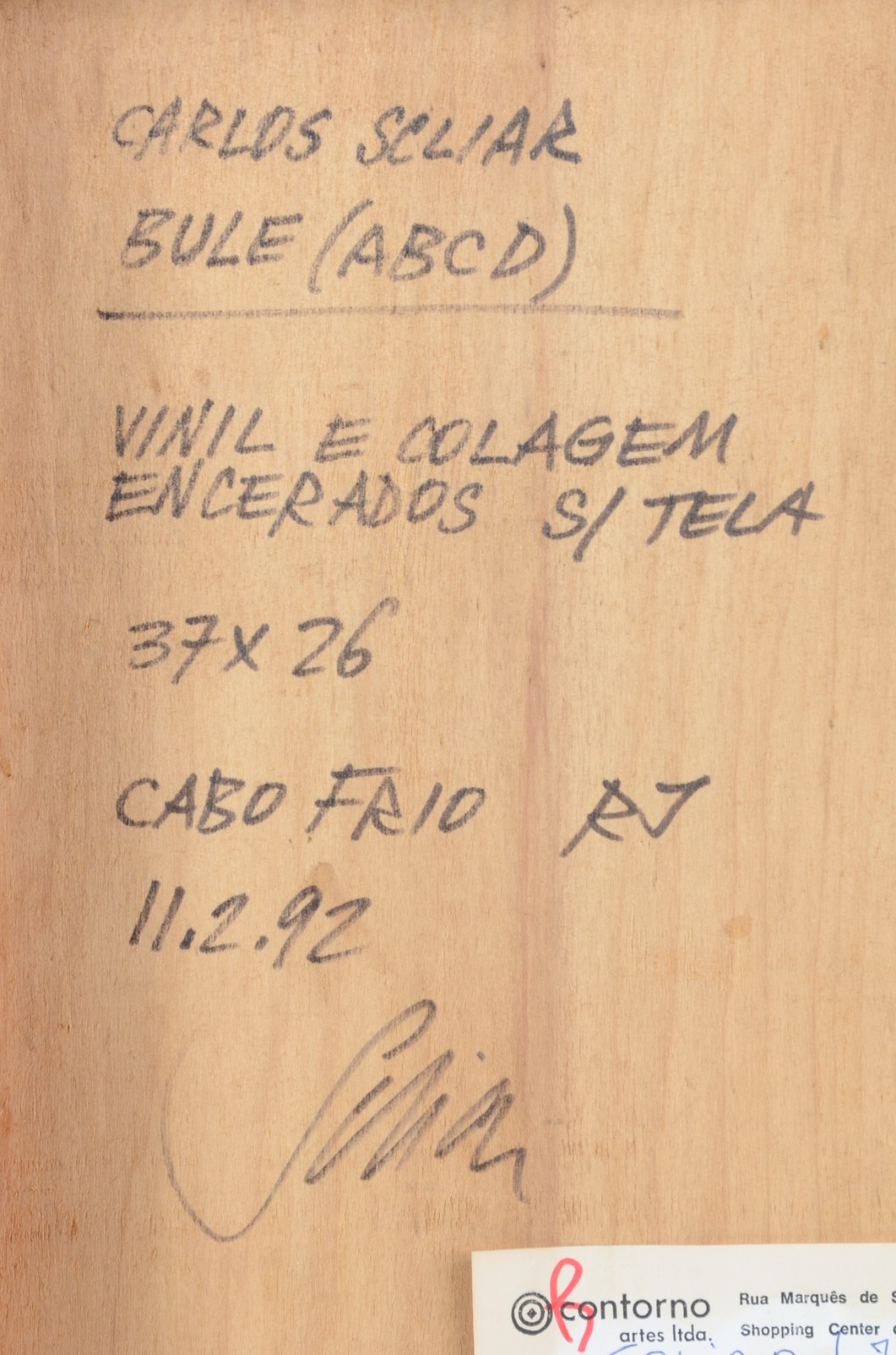Carlos Scliar (1920-2001), BULE (ABCD) - foto 4 de 5