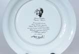 Salvador Dalí (1904-1989), Avaricia y despilfar... - Medalhão de porcelana da série "Divina Comédia", original de Salvador Dali, numerado e assinado - 639/4000. Na caixa.