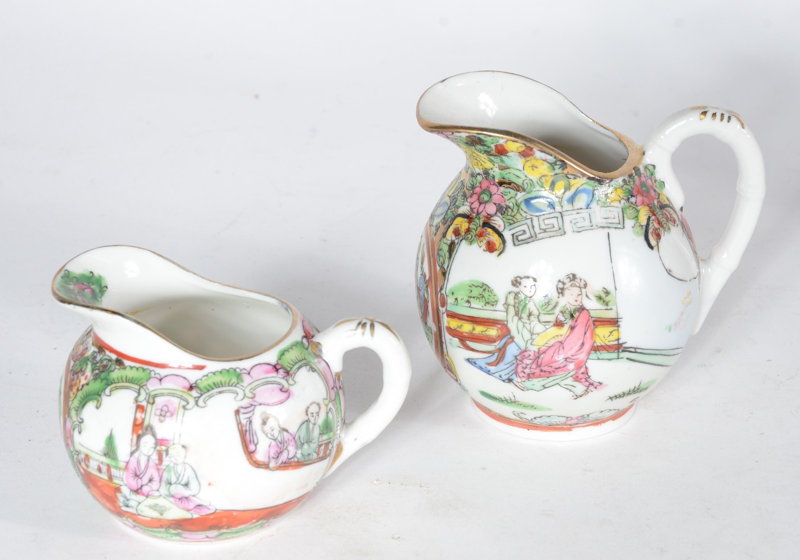Serviço para chá e café de porcelana oriental, fabricada em Macau... - foto 4 de 7