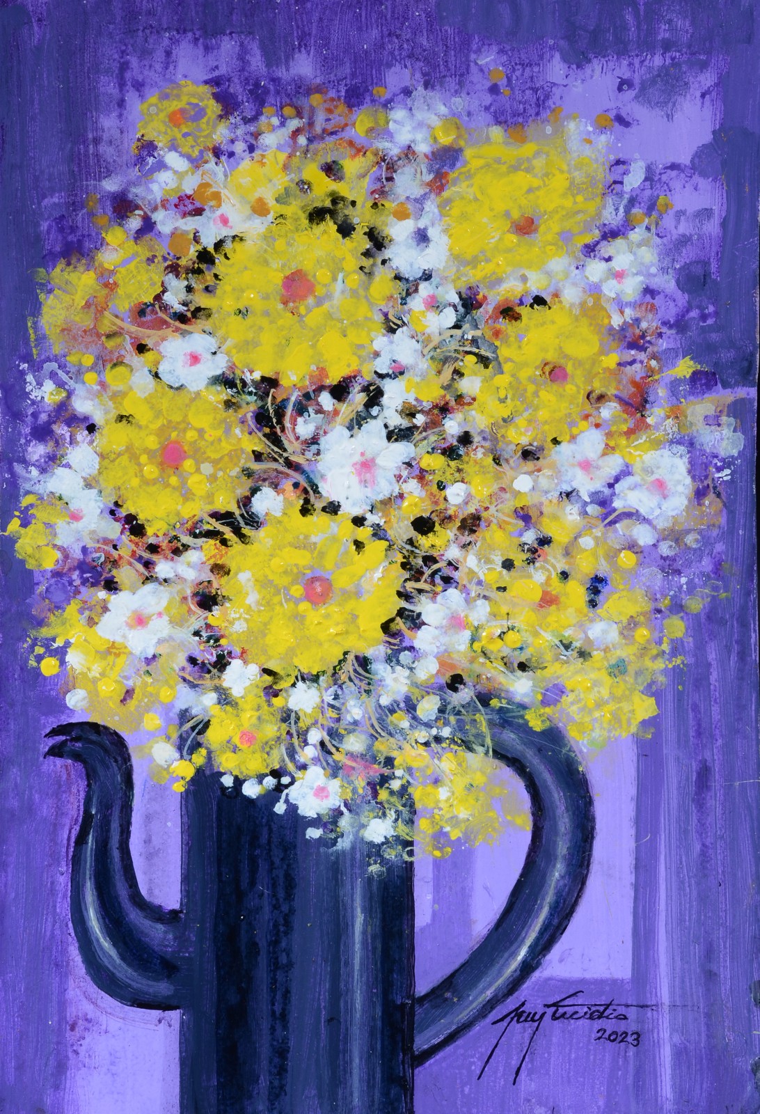 Ney Tecídio (1929), Bule e Flores - foto 1 de 3
