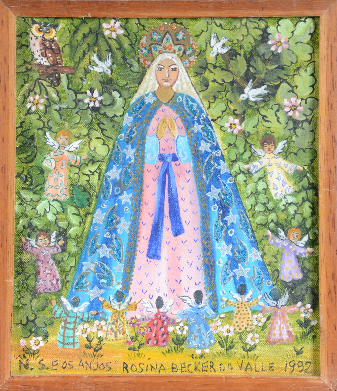 Rosina Becker do Valle (1914-2000), Nossa Senhora e o Anjos - foto 1 de 4