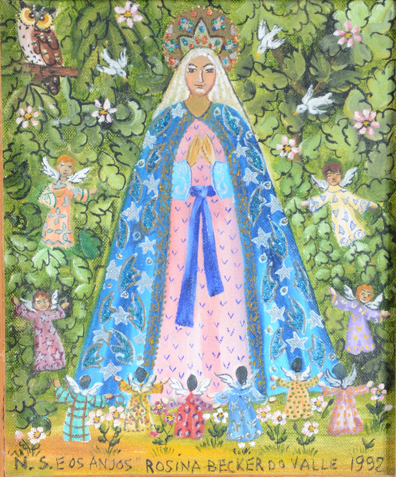Rosina Becker do Valle (1914-2000), Nossa Senhora e o Anjos - foto 2 de 4
