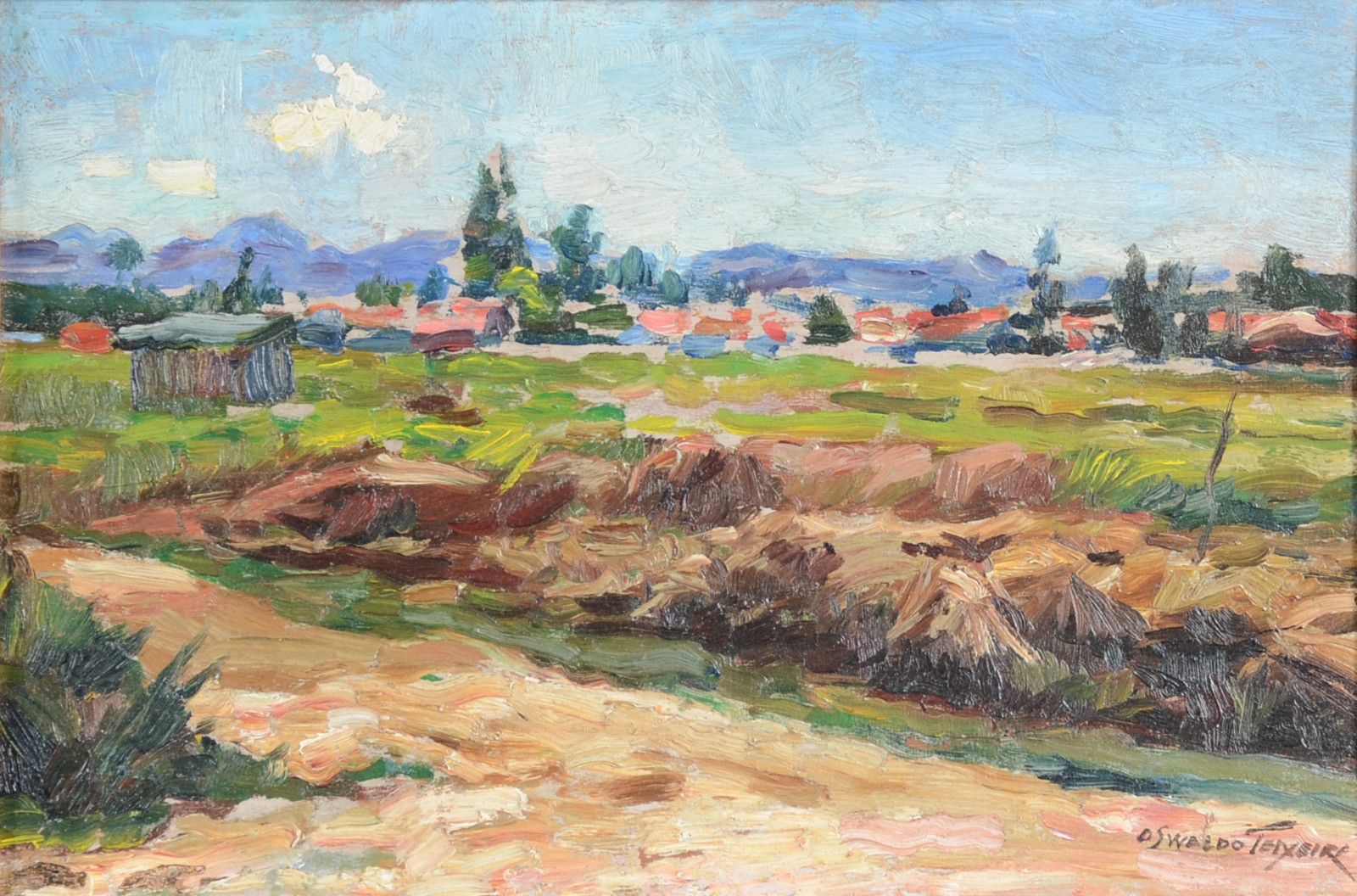 Oswaldo Teixeira (1905-1974), Paisagem - Sepetiba - foto 1 de 6