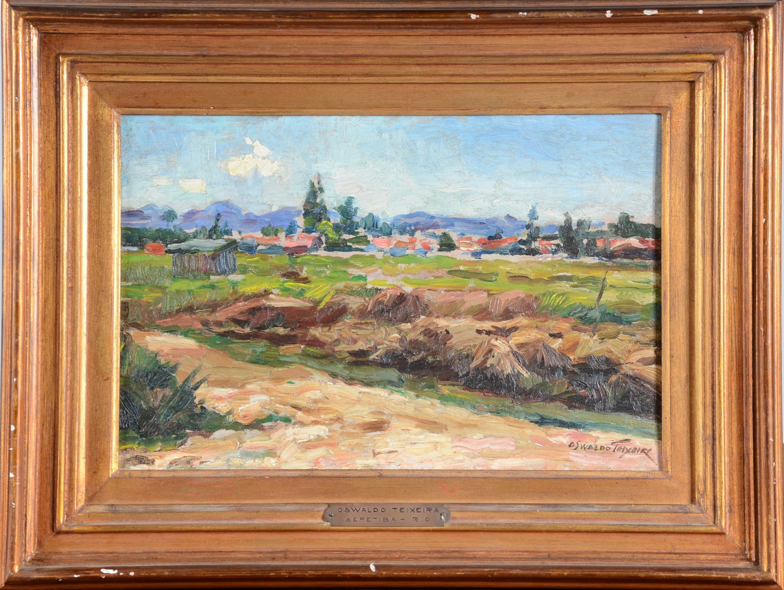 Oswaldo Teixeira (1905-1974), Paisagem - Sepetiba - foto 2 de 6