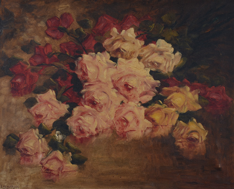 E. OEHLMEYER (1909 - 1967) - Flores - ost - 60 x 74 (furo na tela... - foto 2 de 4