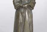 Emmanuel FREMIET (1824-1910), "Soeur de la Char... - Escultura de bronze patinado representando freira. Assinado.