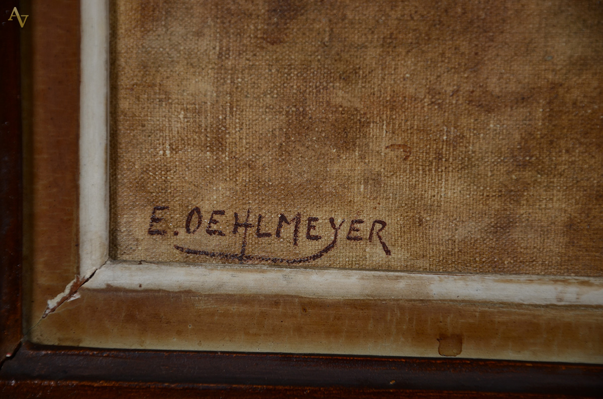 E. OEHLMEYER (1909 - 1967) - Flores - ost - 60 x 74 (furo na tela... - foto 3 de 4