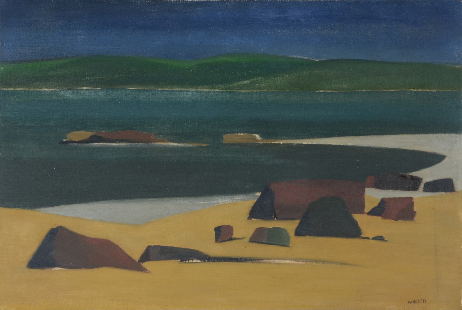 José Pancetti (1902-1958), Praia com pedra - foto 1 de 5