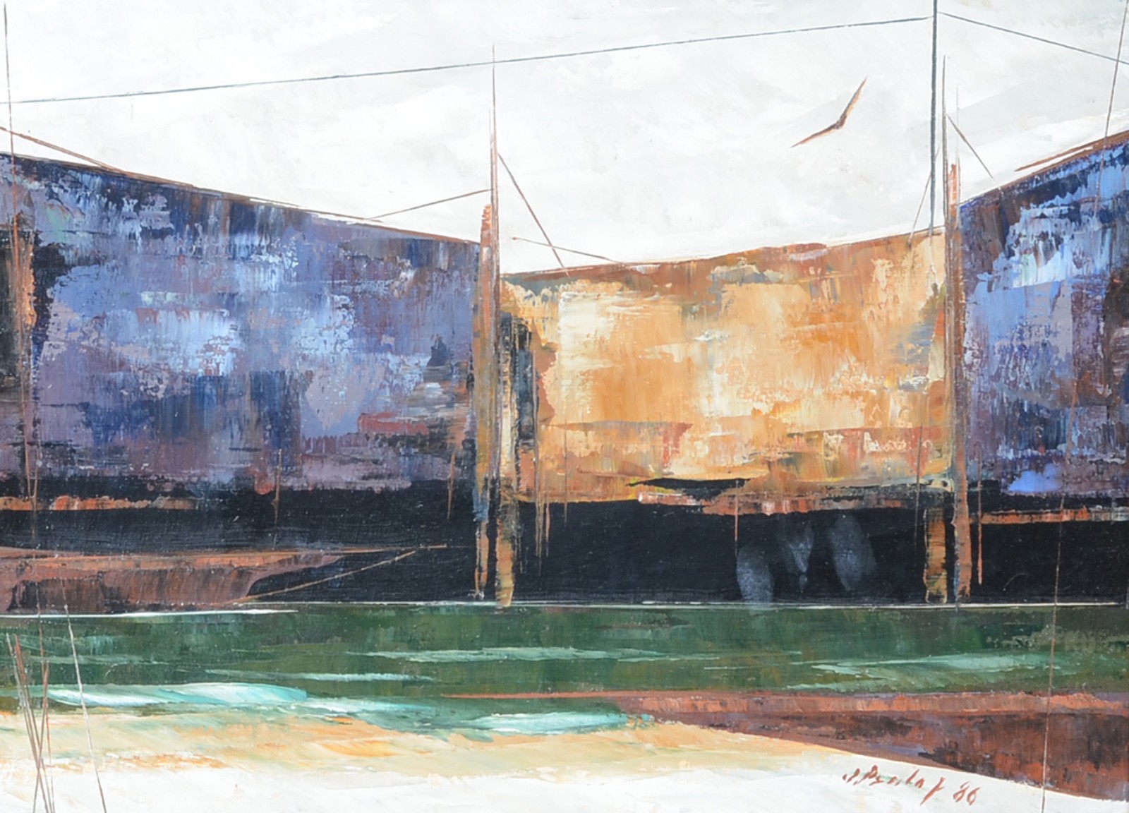 José Paulo Moreira da Fonseca (1922-2004), Palafitas - foto 1 de 4