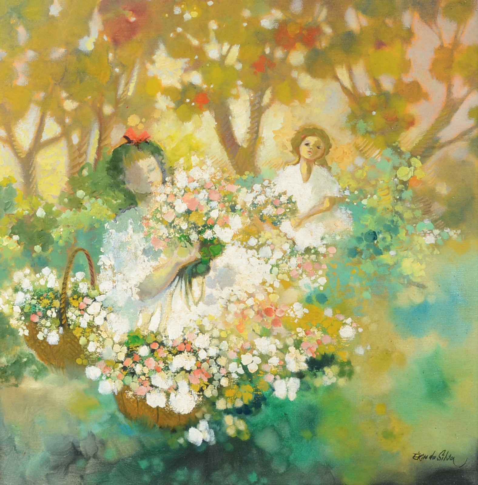 Érico da Silva (1932-2006), Menina flor - foto 1 de 5