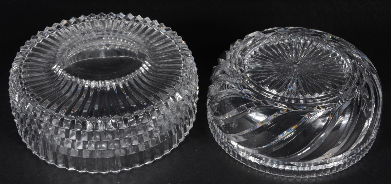 Dois bowls de cristal tcheco lapidado. - foto 4 de 4