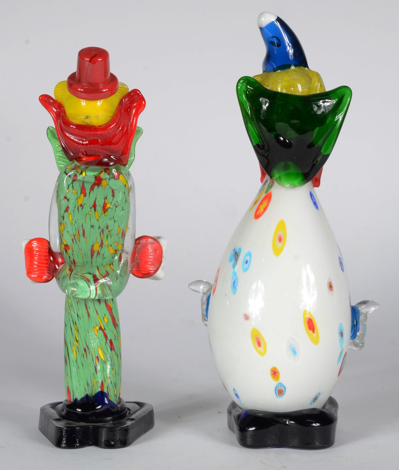Duas esculturas de vidro decorativo em policromia, ao gosto de... - foto 3 de 5
