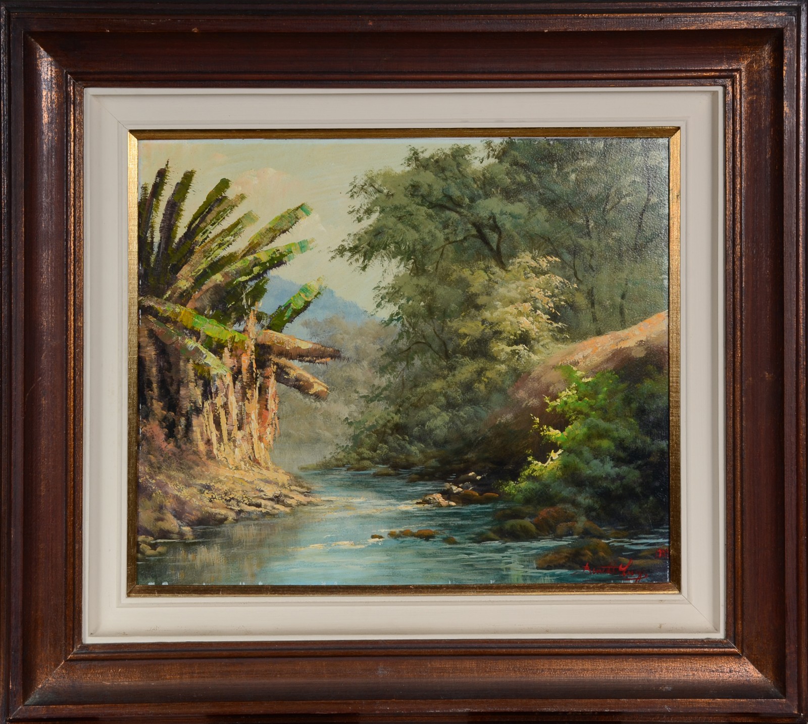 Benedito Luizi (1933-2010), Paisagem com riacho - foto 2 de 4