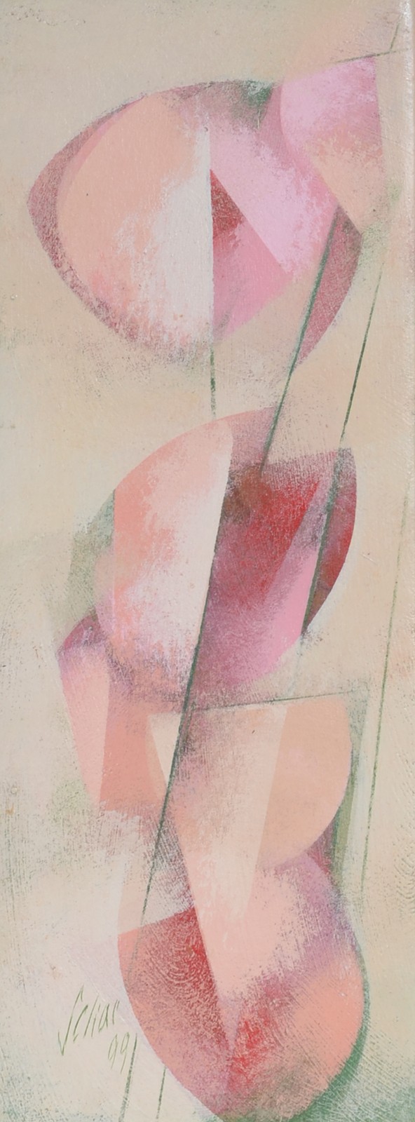 Carlos Scliar (1920-2001), Flores chá Avermelhados - foto 1 de 5