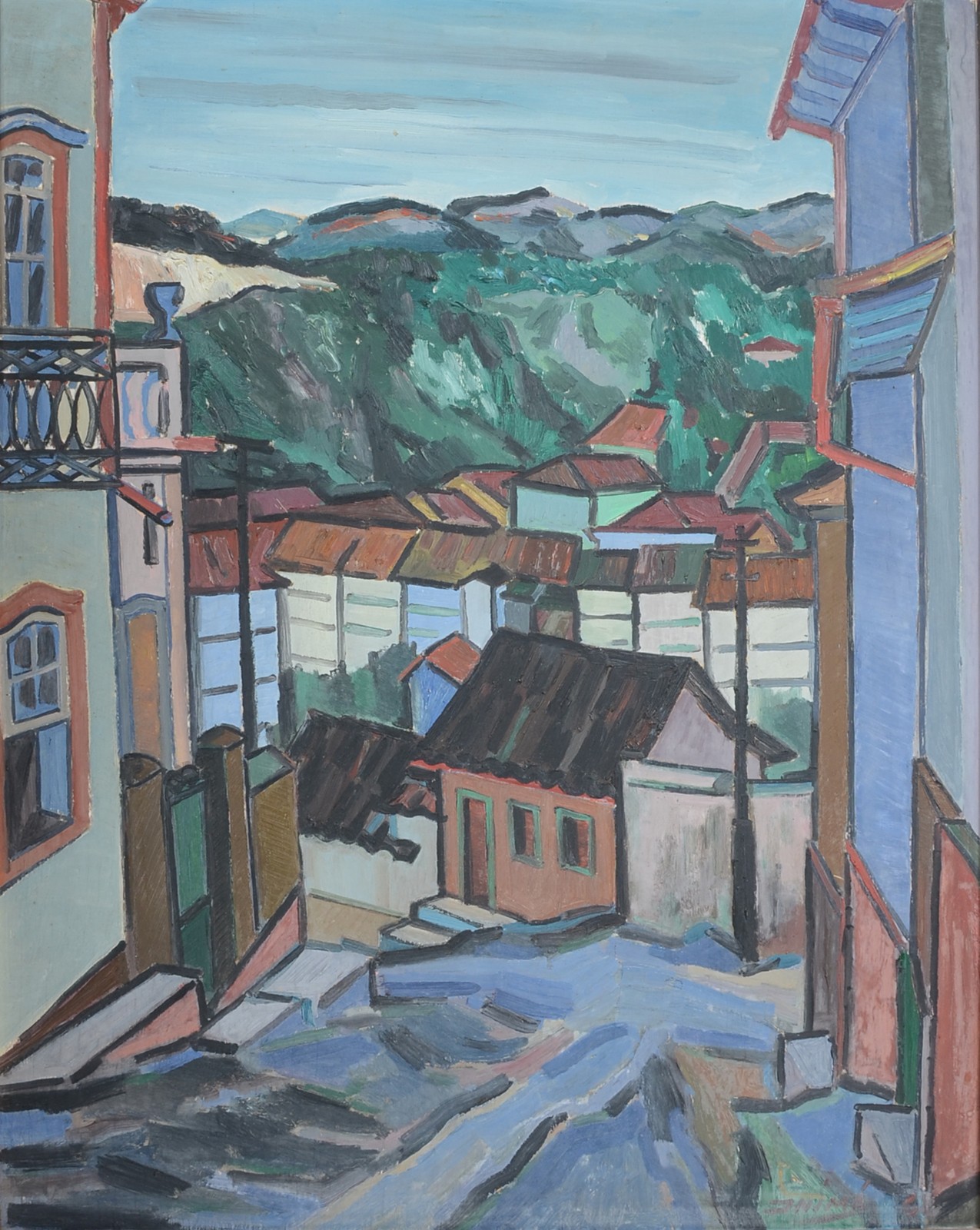 Inimá de Paula (1918-1999), Rua Goitacazes - Ladeira de Ouro Preto - foto 1 de 4