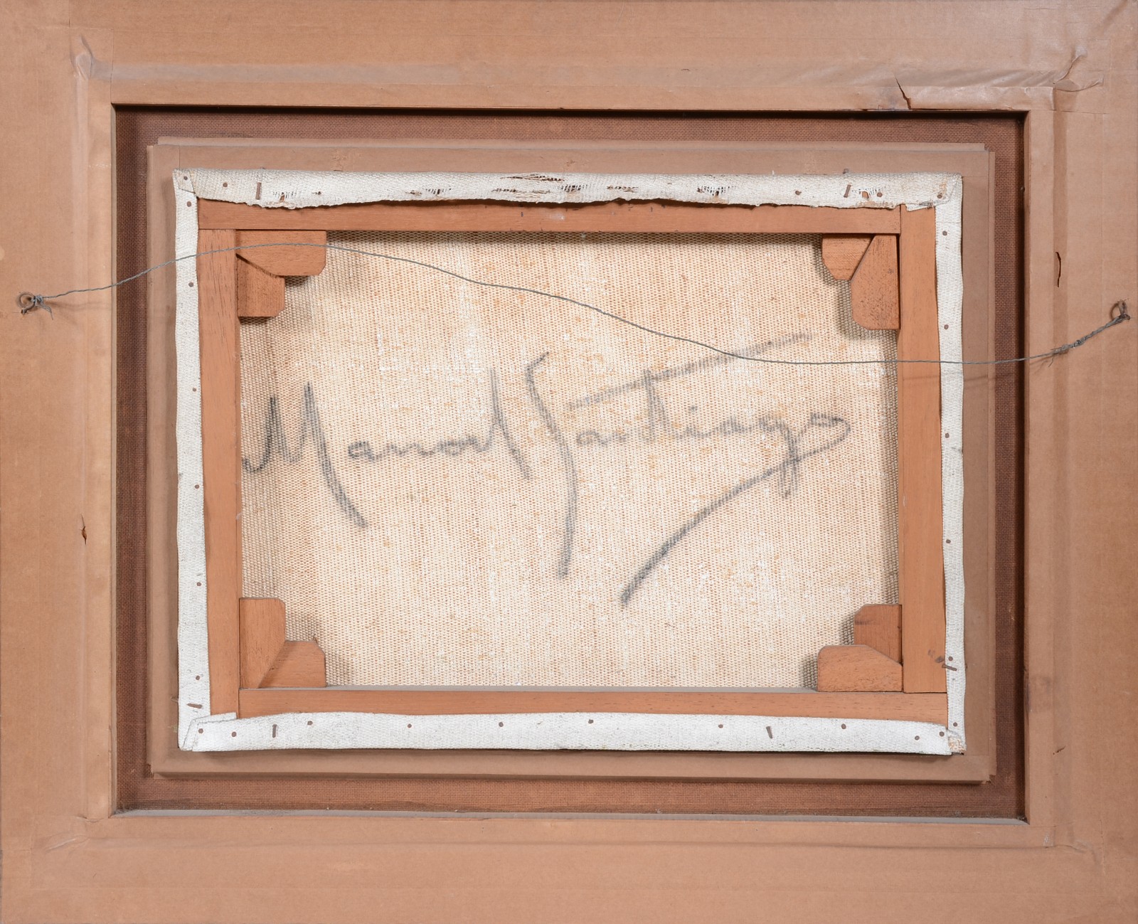 Manoel Santiago (1897-1987), Casario com Figuras - foto 4 de 4