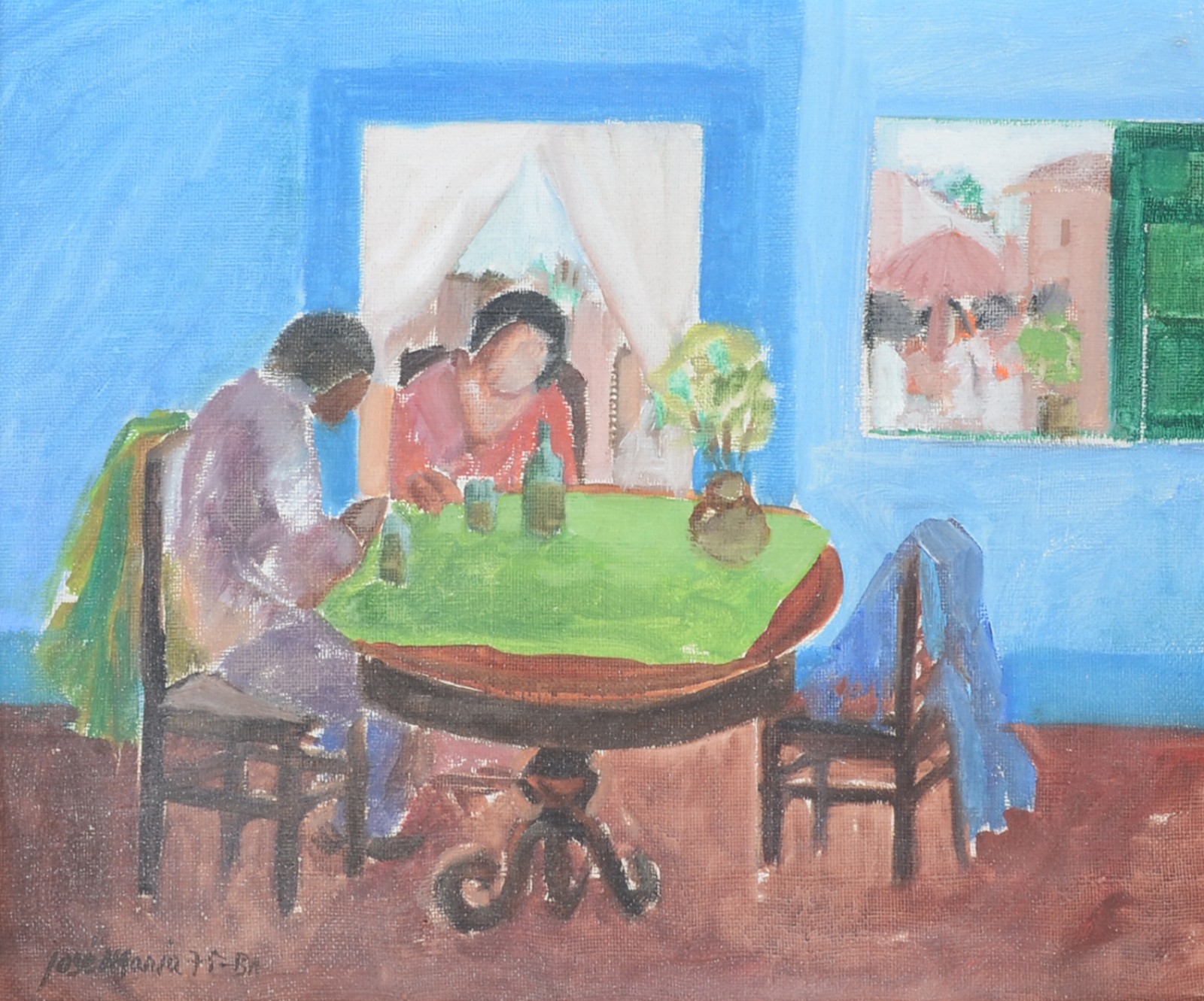 José Maria de Souza (1935-1985), Casal a mesa - foto 1 de 4