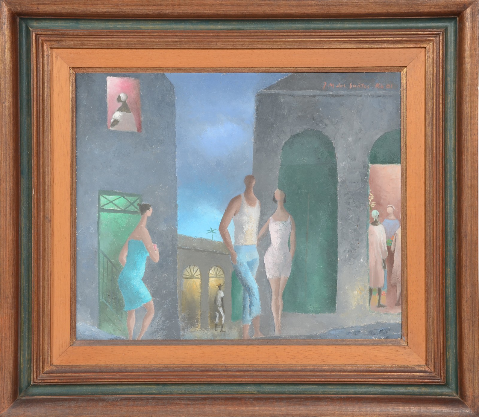 João Maria dos Santos (1909-1988), Figuras na noite - foto 2 de 5