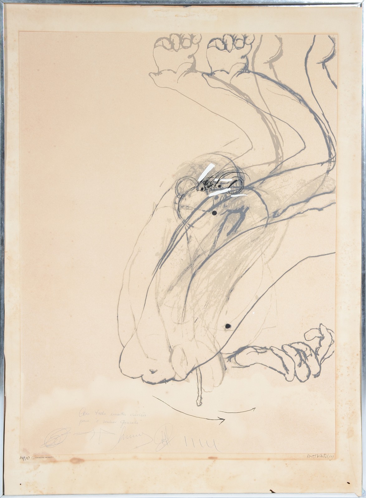 Brett Whiteley (1939-1992), Swinging Monkey - foto 1 de 6