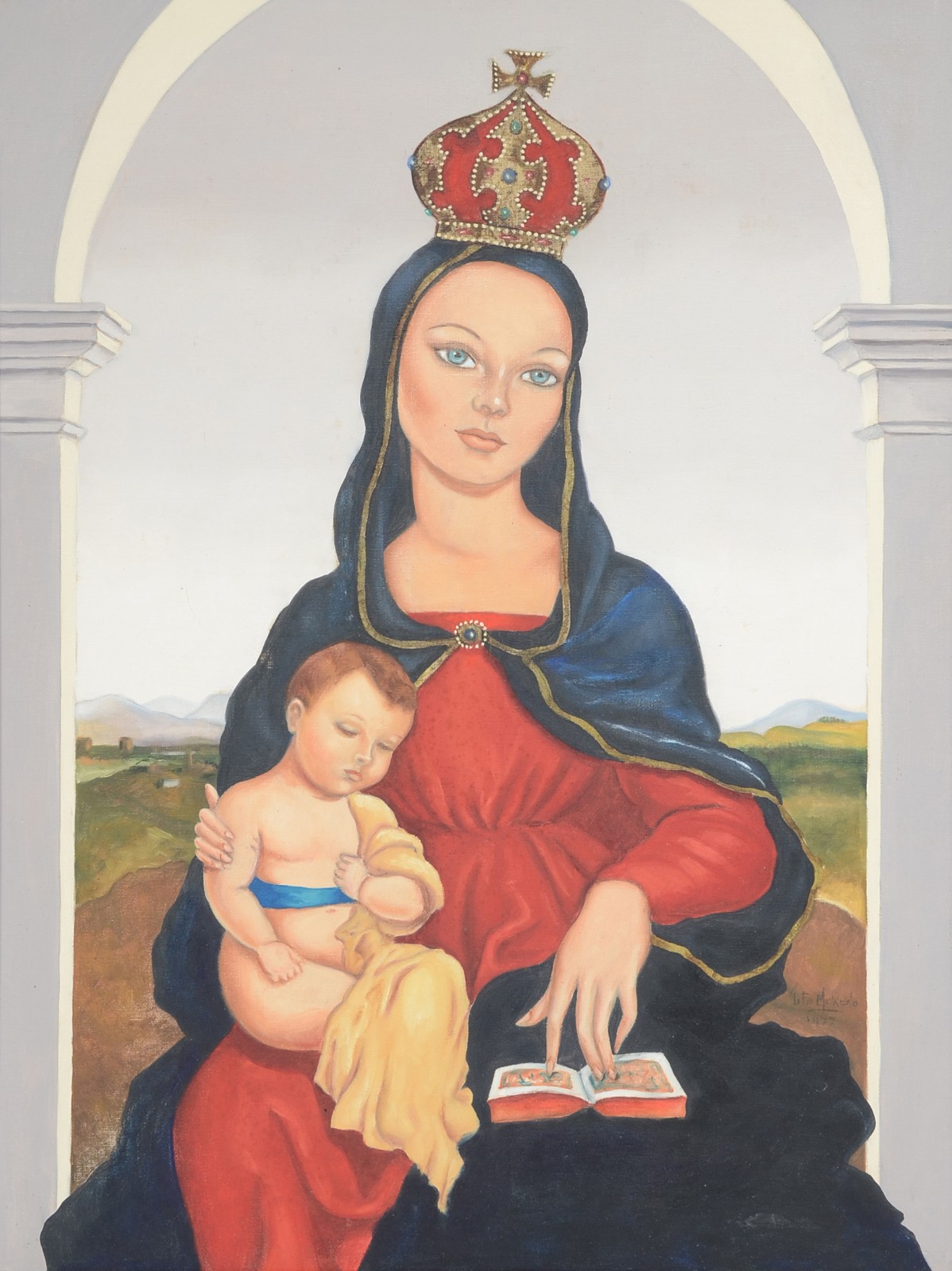 Sem assinatura, Nossa Senhora com Menino - foto 1 de 3