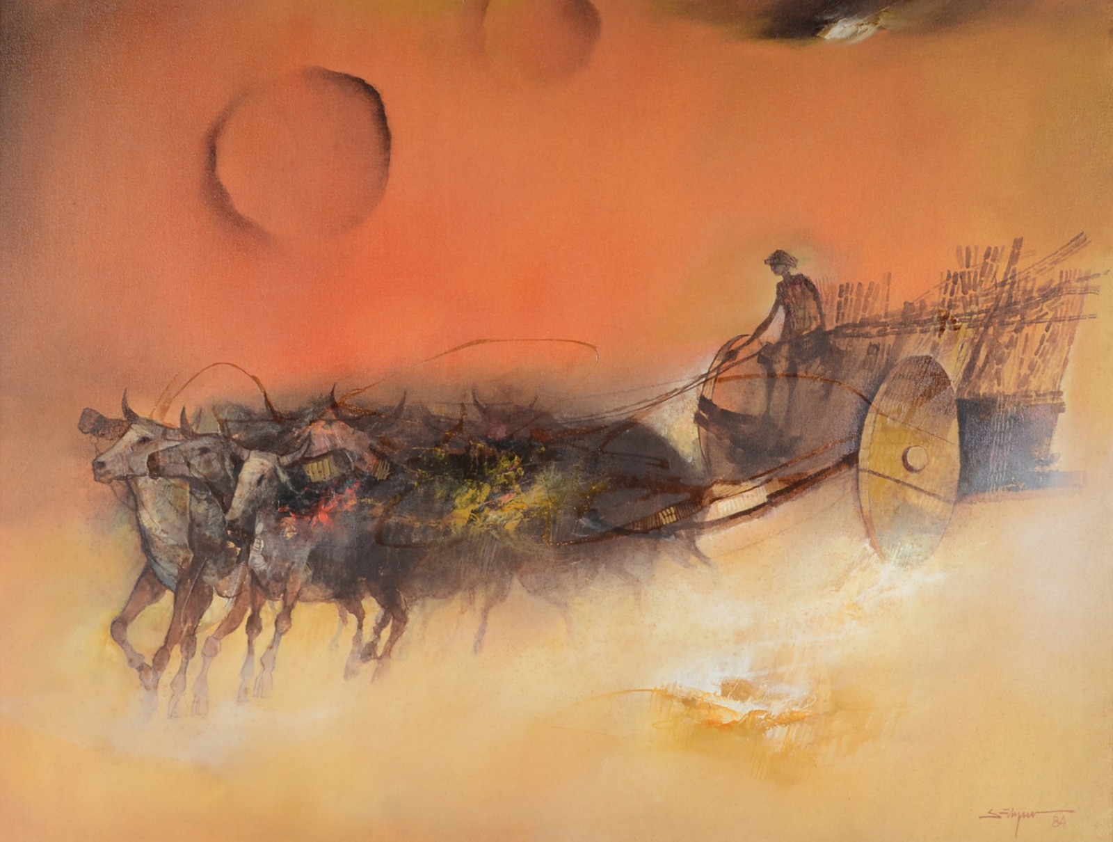 Satyro Marques (1935), Carro de boi - foto 1 de 5