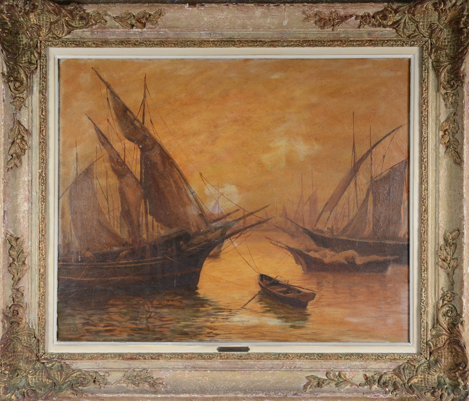 F. Bertini (1935), Marinha com barcos - foto 2 de 4