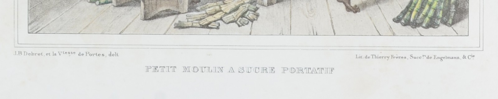 Jean-Baptiste Debret (1768-1848), Boutique de cordonnier/ petit moulin a sucre portatif - foto 3 de 4