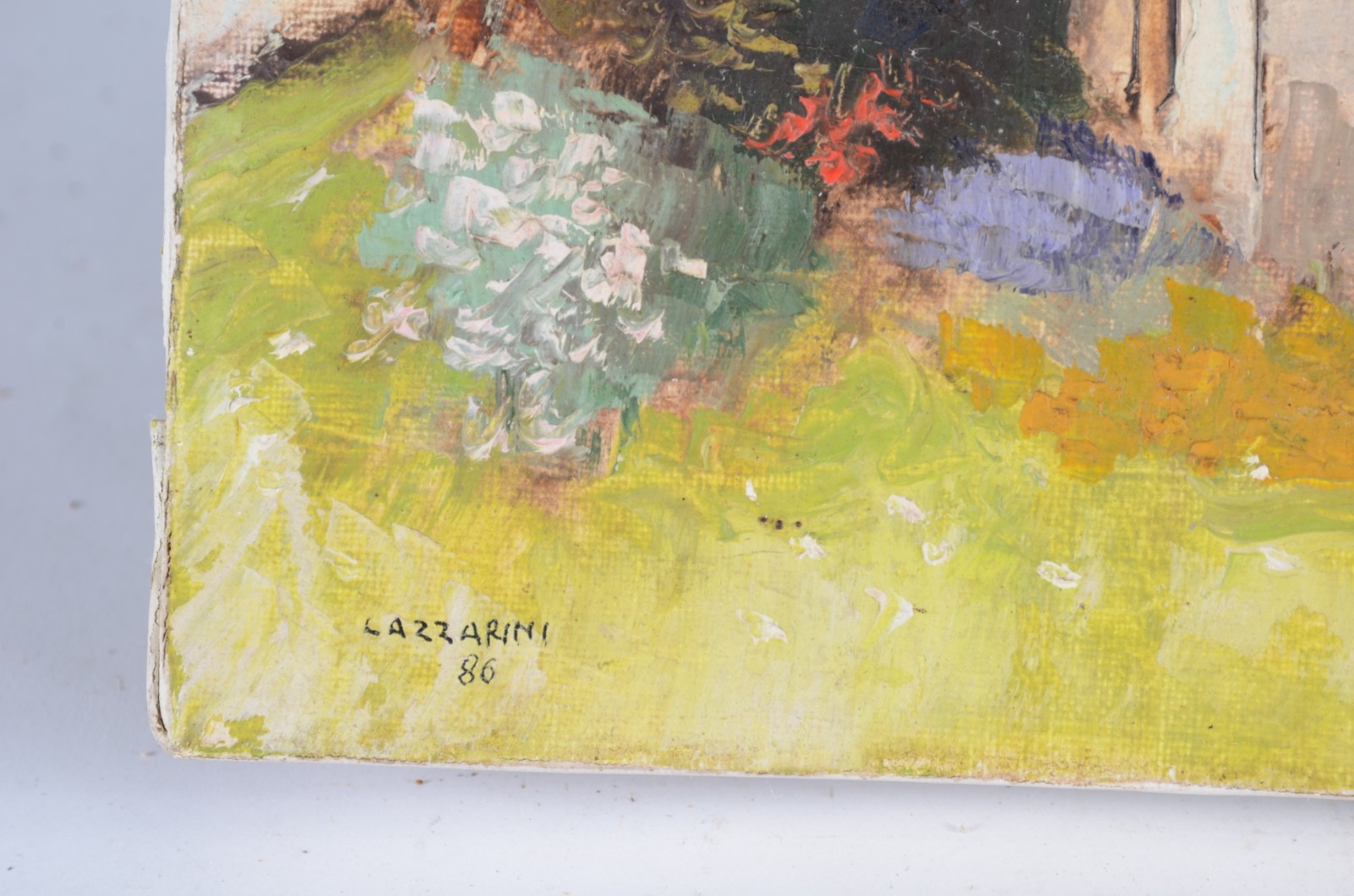  Domenico Lazzarini (1920-1987), Paisagem com casarios - foto 2 de 3