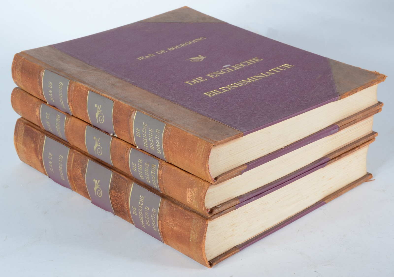 Três livros sobre miniaturas de Jean de Bourgoing - Die Englische... - foto 2 de 8