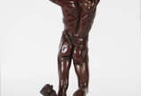 GEORGES BAREAU, França (1866-1931), Atleta com ... - Estatueta em bronze, assinada