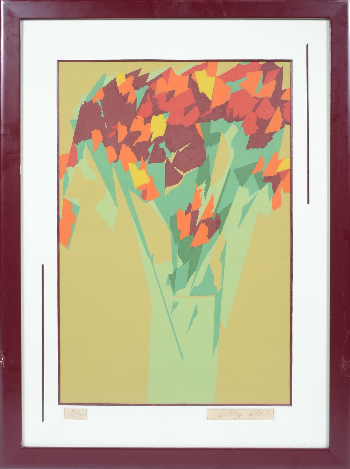Carlos Scliar (1920-2001), Vaso de flores - foto 2 de 5
