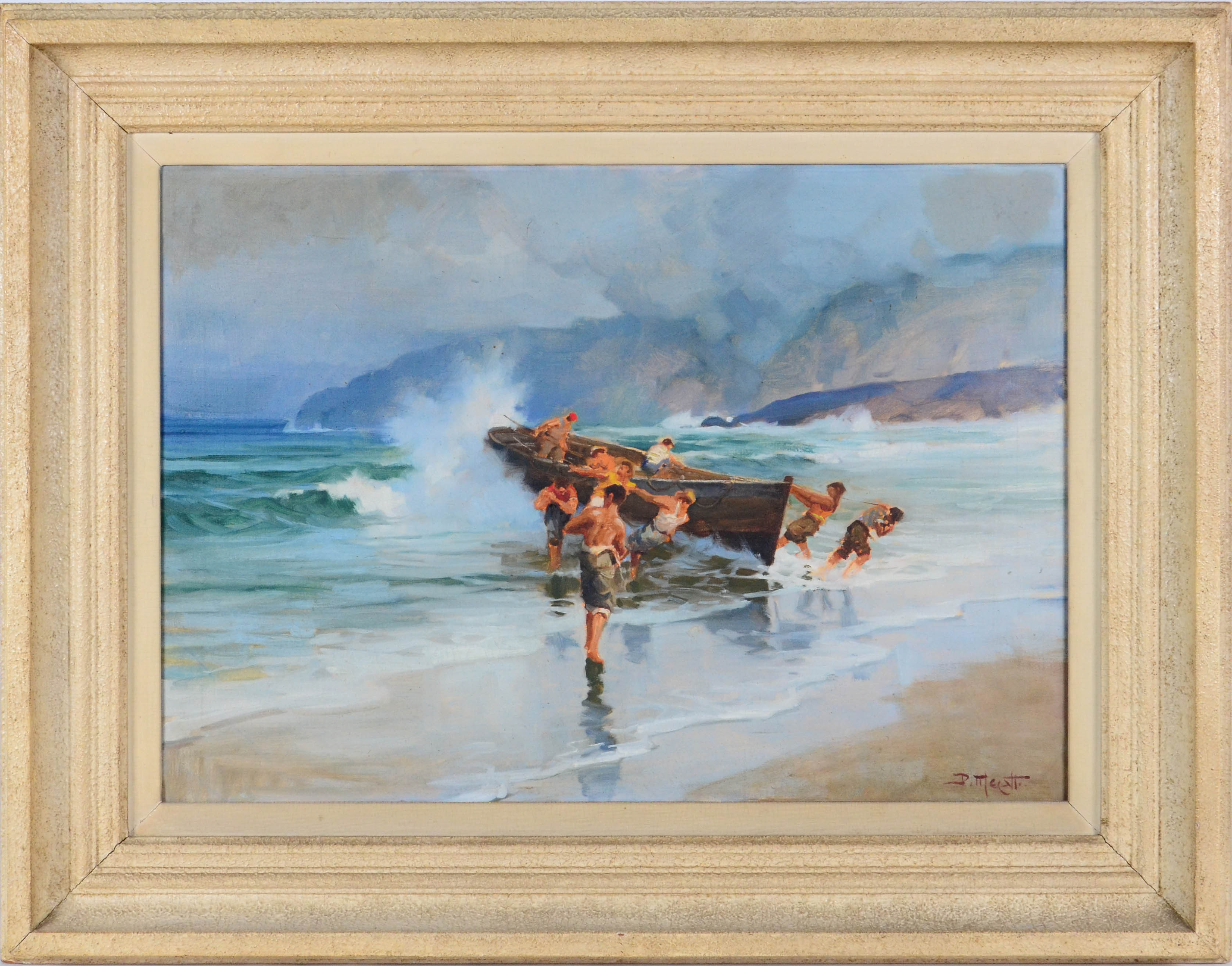 Dario Mecatti (1909-1976), Barco na praia - foto 1 de 3