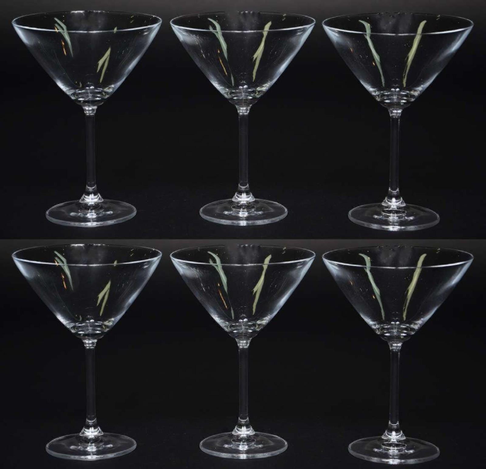 Seis taças de cristal da Bohemia para Dry Martini , 280 ml. - foto 2 de 2