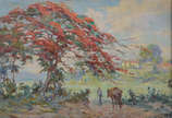 CADMO FAUSTO (1901 - 1983) - Paisagem - ost - 3... - CADMO FAUSTO (1901 - 1983) - Paisagem - ost - 38 x 55