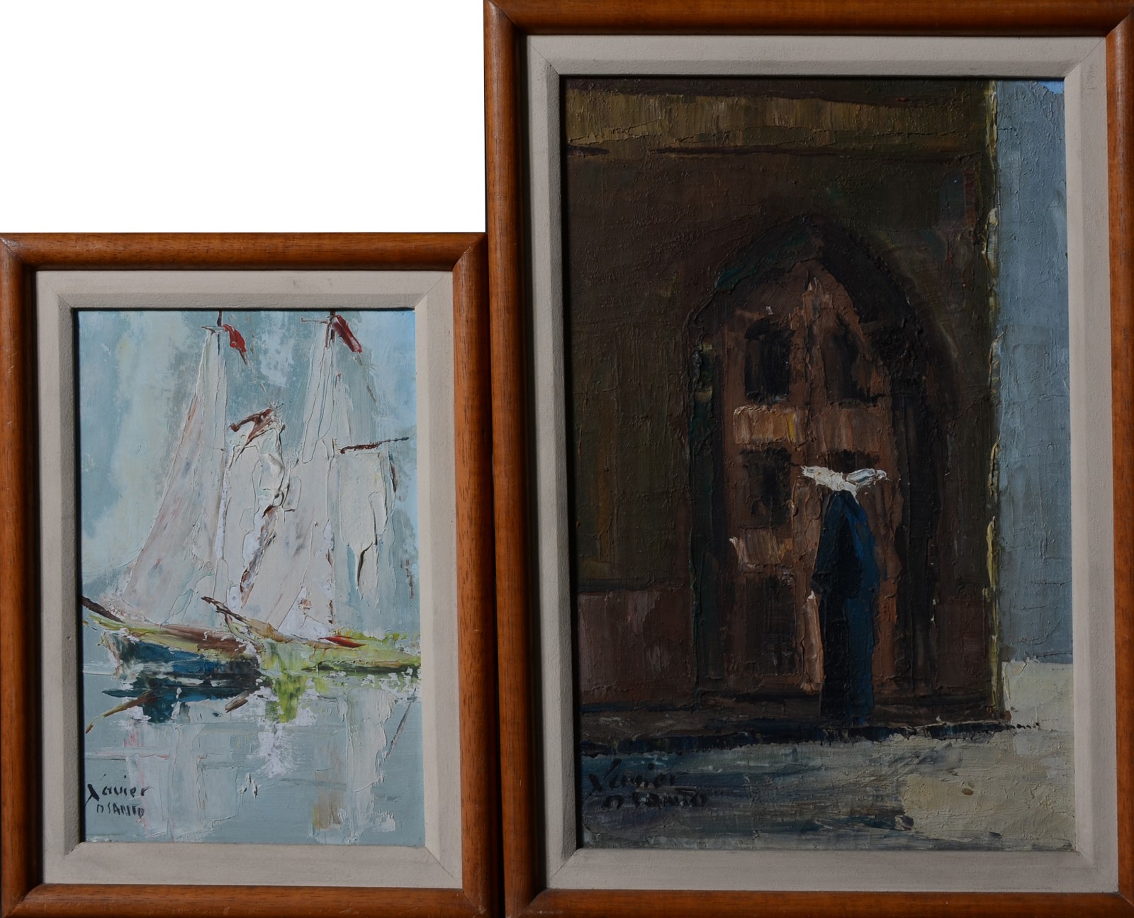 Marinha com barcos / Porta de Igreja - foto 1 de 4