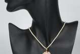 Colar com mini perolas com pendente, fecho em o... - Colar com mini perolas com pendente, fecho em ouro 18 k.  Acompanha pendente. (Por motivos de segurança a peça não se encontra na loja).