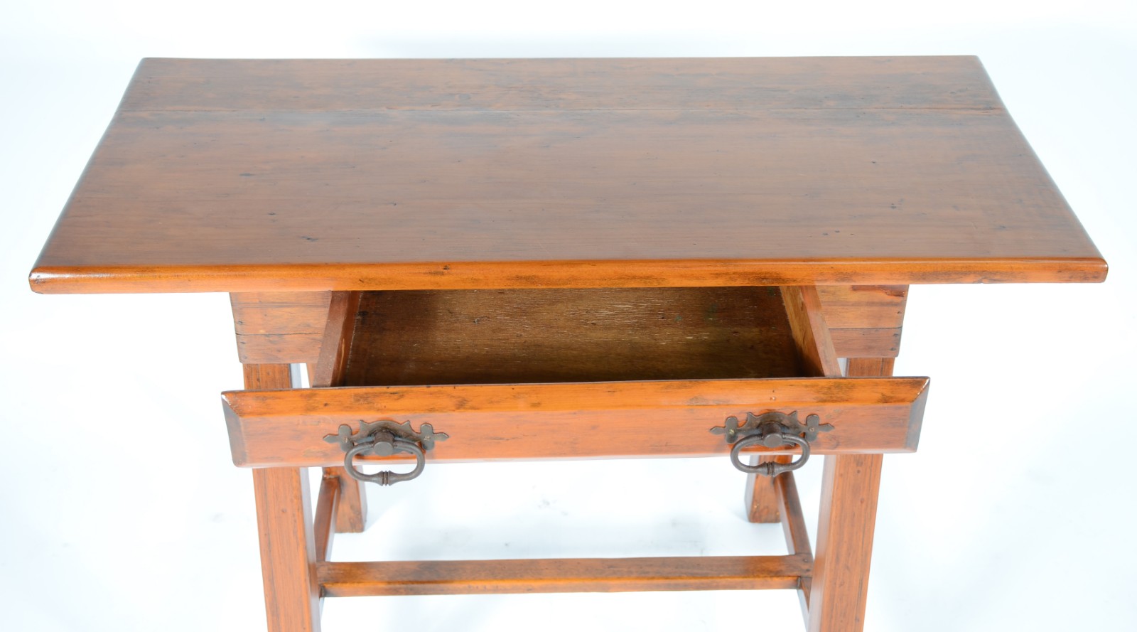 Mesa de madeira nobre com uma gaveta. Estilo colonial brasileiro. - foto 3 de 6