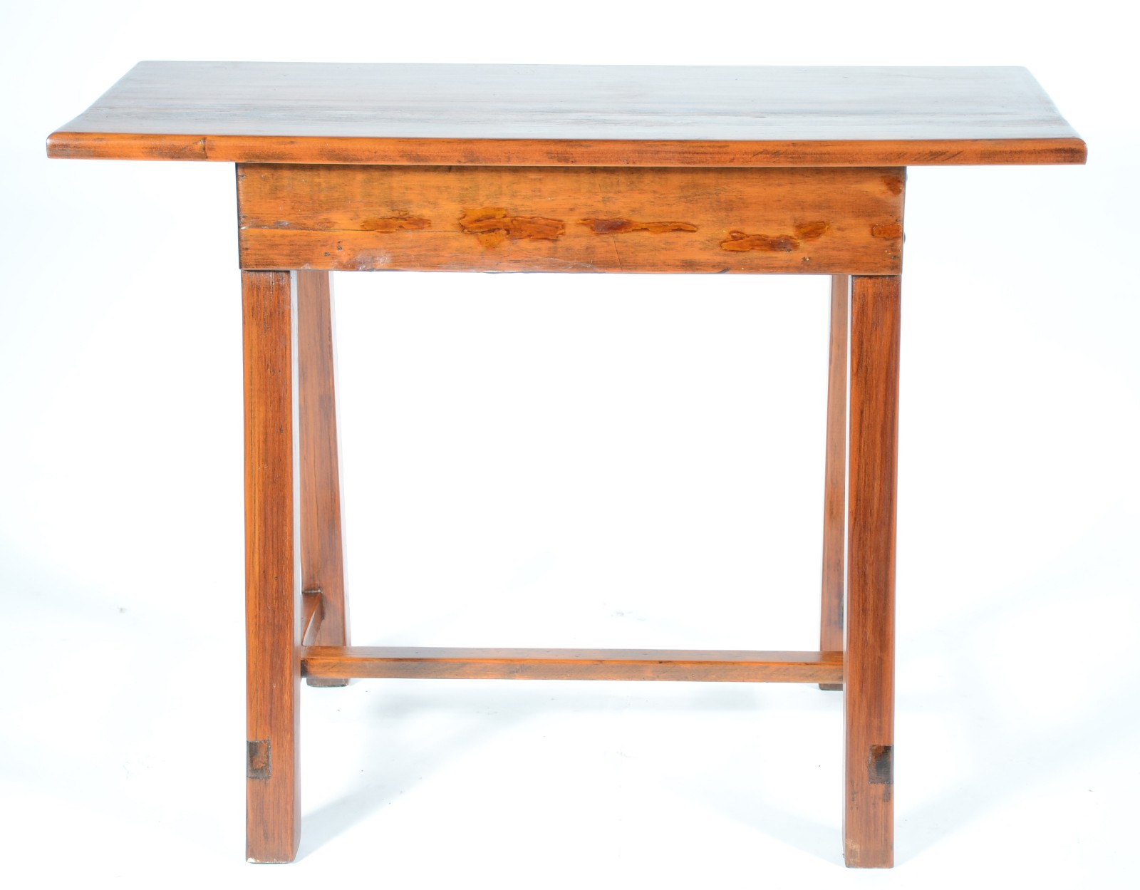 Mesa de madeira nobre com uma gaveta. Estilo colonial brasileiro. - foto 5 de 6
