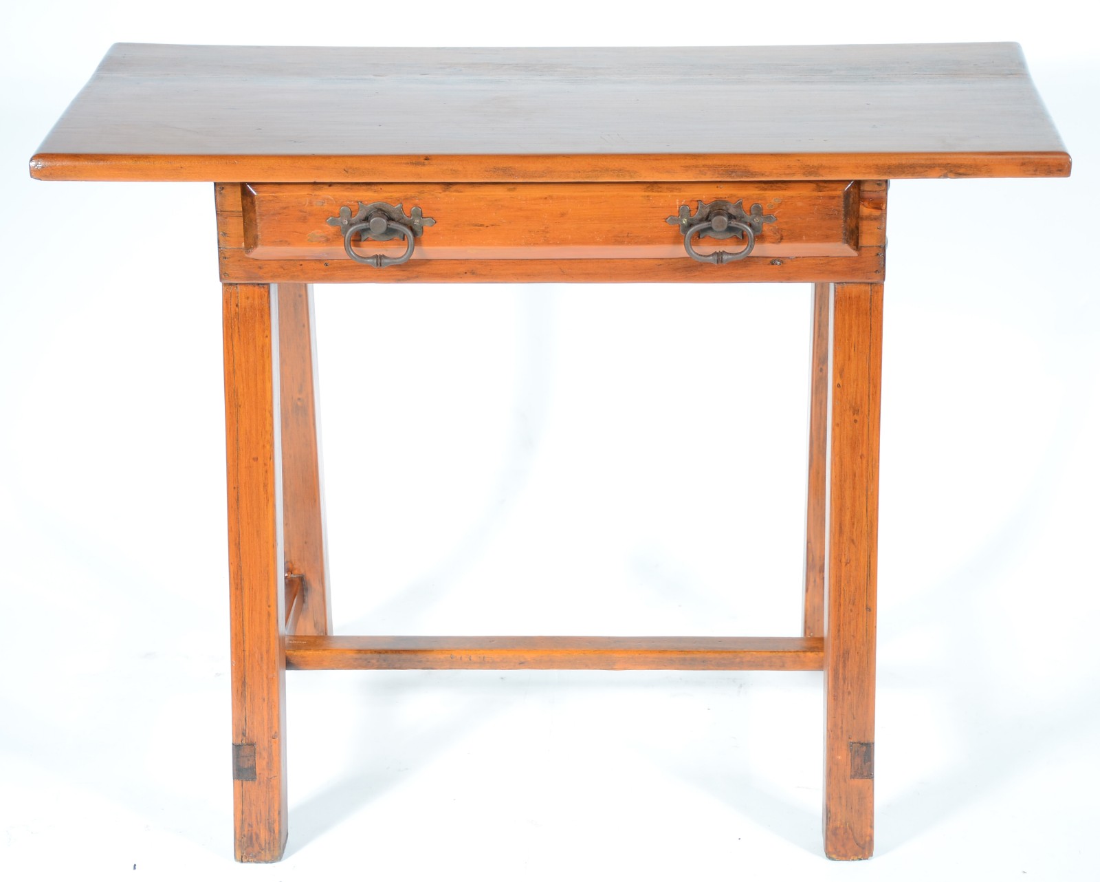 Mesa de madeira nobre com uma gaveta. Estilo colonial brasileiro. - foto 2 de 6