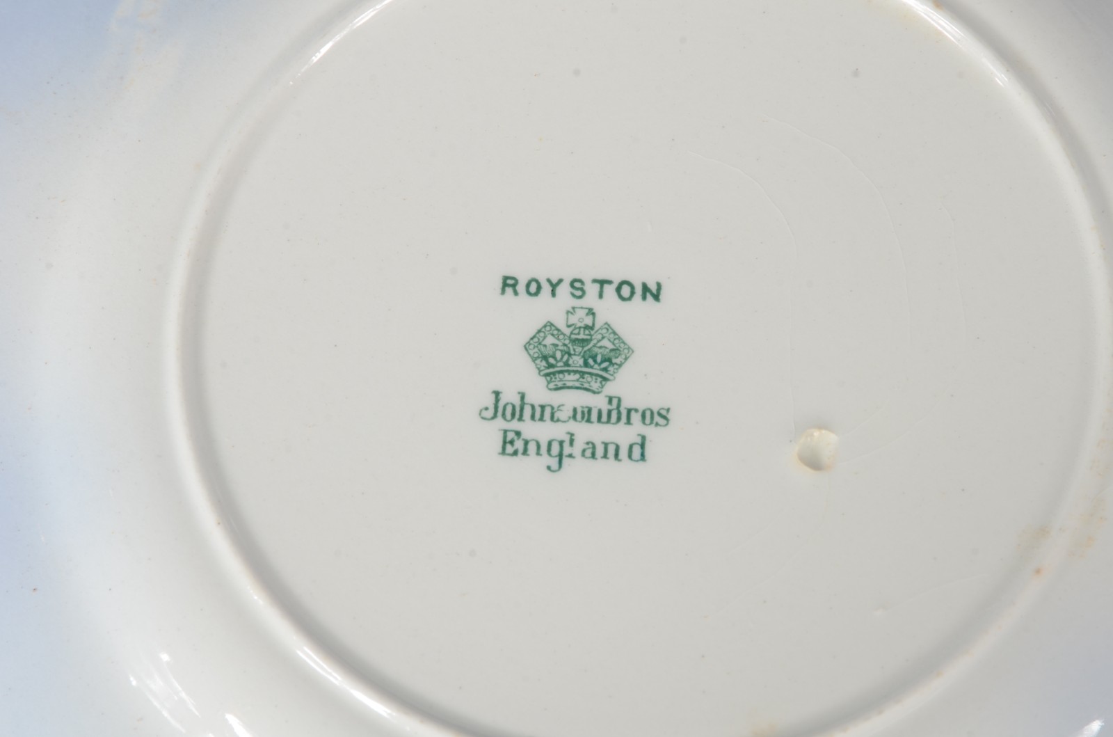 Aparelho de jantar de faiança inglesa, Royston na cor azul e branca... - foto 7 de 8