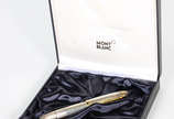 Caneta tinteiro Mont Blanc de prata 925 - Caneta tinteiro Mont Blanc de prata 925